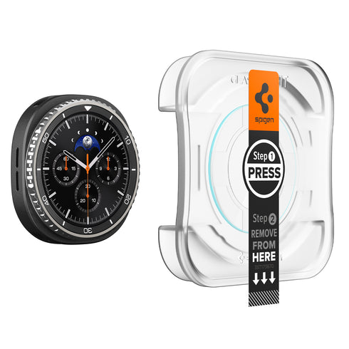 Spigen Galaxy Watch 8 Classic (46mm) Screen Protector GLAS.tR EZ Fit